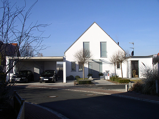 Fene Garage In Obermichelbach Carport In Sichtbeton